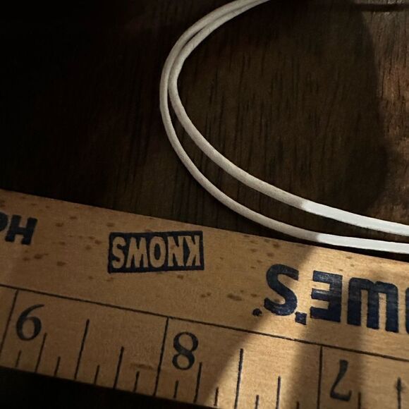 NWOT - Toddler/Girls Adjustable Beaded Necklace Red White Blue Americana July 4 - Picture 4 of 4